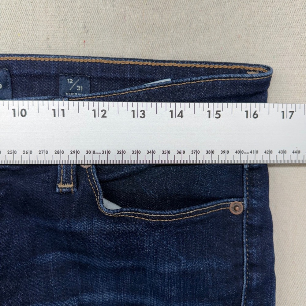 Lucky Brand Sweet Straight Jeans Womens 12/31 Twilight Blue Dark Wash Stretch - Picture 11 of 13
